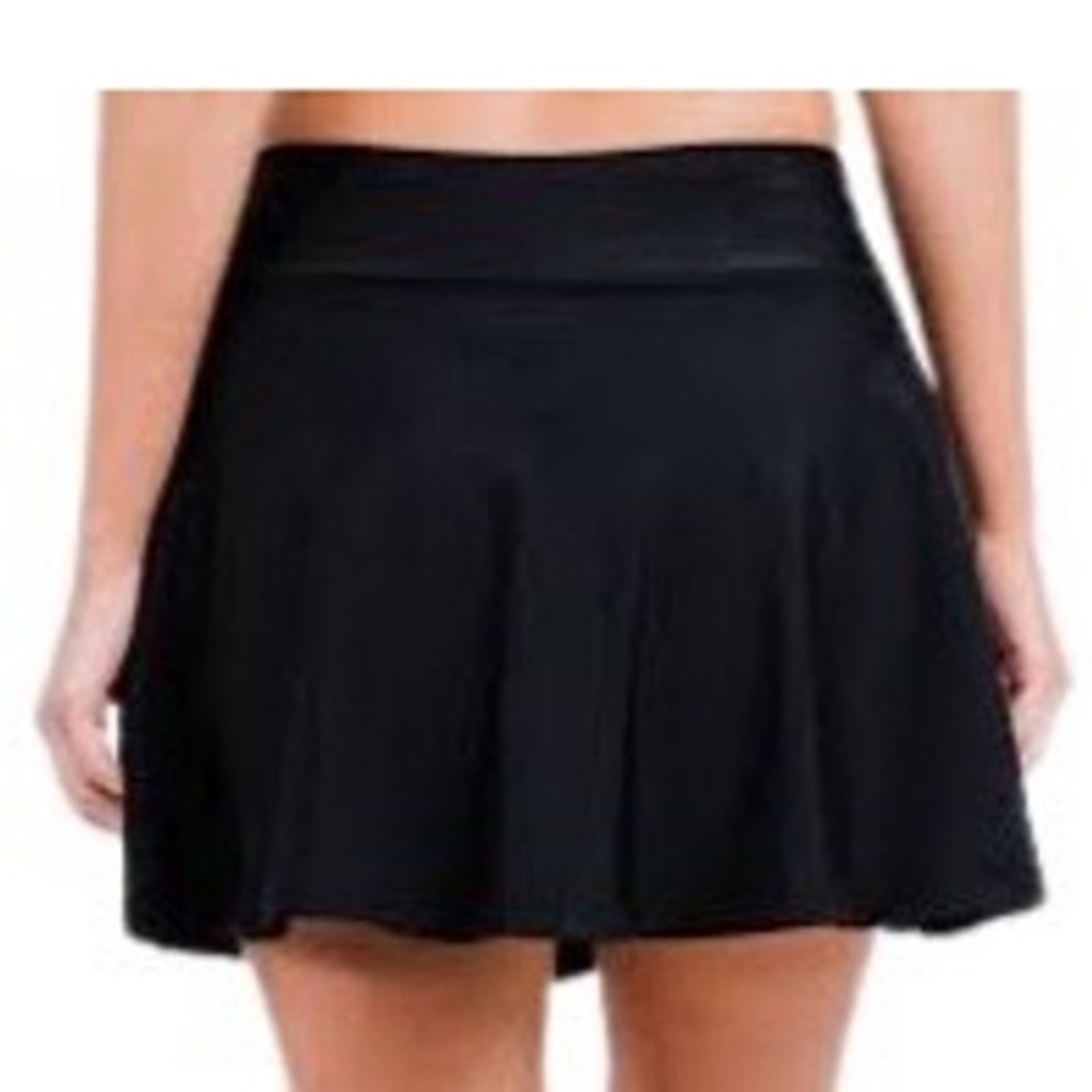Womens Black Athletic‎ Athleisure Stretch Skort Size Large